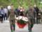 Славянские гвардейцы провели церемонию перезахоронения бойцов Второй мировой войны