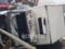 В результате ДТП в Киеве салон грузовика насквозь пронзило отбойником