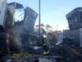 В Киеве сгорело несколько киосков