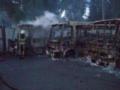 Под Киевом сгорели 10 автобусов