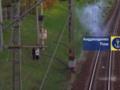 В Москве партизаны подорвали железную дорогу
