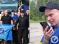  Я просто не верю : эмоциональные кадры общения освобожденного защитника с родными.
