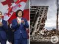 Правящая партия Грузии снова использовала кадры войны в Украине для предвыборной агитации.