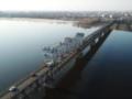 В Кременчуге в результате ночной атаки поврежден мост через Днепр