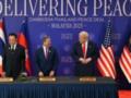 Лидеры Таиланда и Камбоджи в присутствии Трампа подписали соглашение о прекращении огня