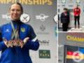 22-летняя украинская красавица стала абсолютной чемпионкой Европы по тяжелой атлетике. Фотофакт