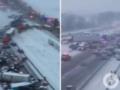 В США из-за непогоды столкнулись более 40 авто: в полиции выступили с заявлением.