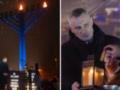 В Киеве на Майдане Независимости зажгли первую свечу на Ханукии. Фоторепортаж