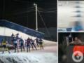 Вместо Украины на Кубке мира по биатлону показали четырех раздетых мужчин в бочке.