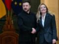 Зеленский прибыл в Рим и встретился с Мелони