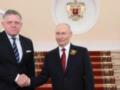Фицо, который рвался в Москву, пропустил парад на Красной площади, но выпил  100 грамм  с Путиным. Фото и видео