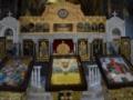 В Трапезной палате Лавры освятили и передали иконы для украинских воинов
