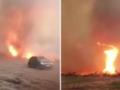 В Чернобыльской зоне сняли на видео огненный смерч