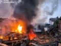 В результате атаки на Краматорск люди оказались заблокированы в своих домах