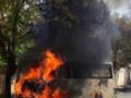 Россияне атаковали рейсовый автобус в Никополе: погиб водитель
