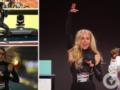 Олимпийская чемпионка надела фантастический  костюм будущего  и победила на супертурнире по легкой атлетике в Англии.
