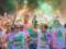 On the weekend in the capital held a color race