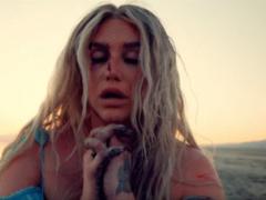 The sprawling Kesha released a video after the rape charges against the producer