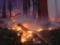 На Херсонщині лісова пожежа гасять авіацією
