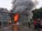 В Печерском районе Киева произошел пожар на СТО - ФОТО,