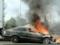 Под Киевом легковушка въехала в грузовик и загорелся, водитель погиб