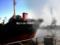 In Mariupol, a ship was burning on the dock, there is a victim
