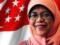 The President of Singapore was the first time a woman