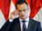 Петер Сийярто назвал три условия для улучшения отношений с Украиной