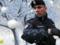 Российские полицейские останавливали угонщиков... снежками