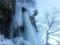 В Україні замерзла найвищий рівнинний водоспад - ФОТО,