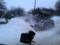 Под Харьковом для расчистки снега начали использовать танки