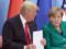 Merkel dutifully accepts punishment from Trump