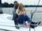 Romantic for two: Matvienko and Mirzoyan showed how to ride a yacht