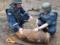 In the courtyard of a private house in the Kharkiv region found a huge bomb