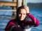 Anastasia Daugule set an international record for swimming