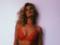 Sexy Rosie Huntington-Whiteley in red underwear showed a slim figure