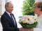 Merkel waits for flowers: Putin goes to Germany