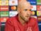 Ten Hag: At last we managed to get into the Champions League for many years