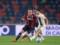 Milan gave Bologna, which finished the match with nine