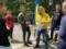 Anthem of Ukraine was sung in the city park in Melitopol