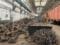 Последствия обстрела Дарницкого вагоноремонтного завода в Киеве