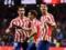 Atletico finishing Yelche at the match with two reds