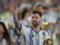 Messi scoring the jubilee 800 goal at the car er