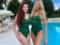 Olya Polyakova with her 18-year-old daughter in swimsuits boasted the results of a weekly detox