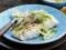 Запечённая рыба с картофелем и луком под яичной заливкой